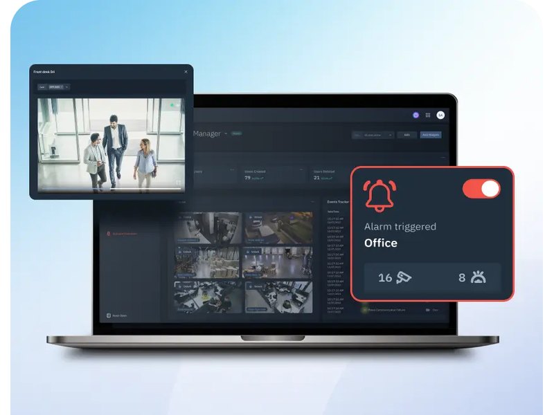 Cloud-hosted access control dashboard, installed by Michigan Security Systems