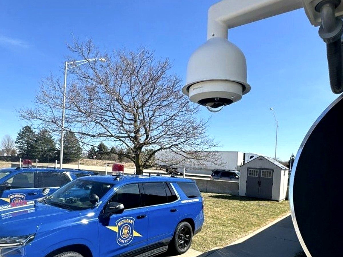 Dome camera school campus