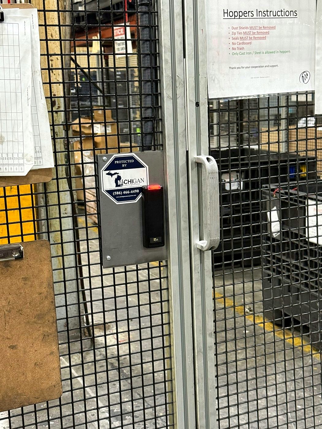 Access Control Systems Installation | Michigan Security Systems PDK access control card reader door installation — Michigan Security Systems commercial access control