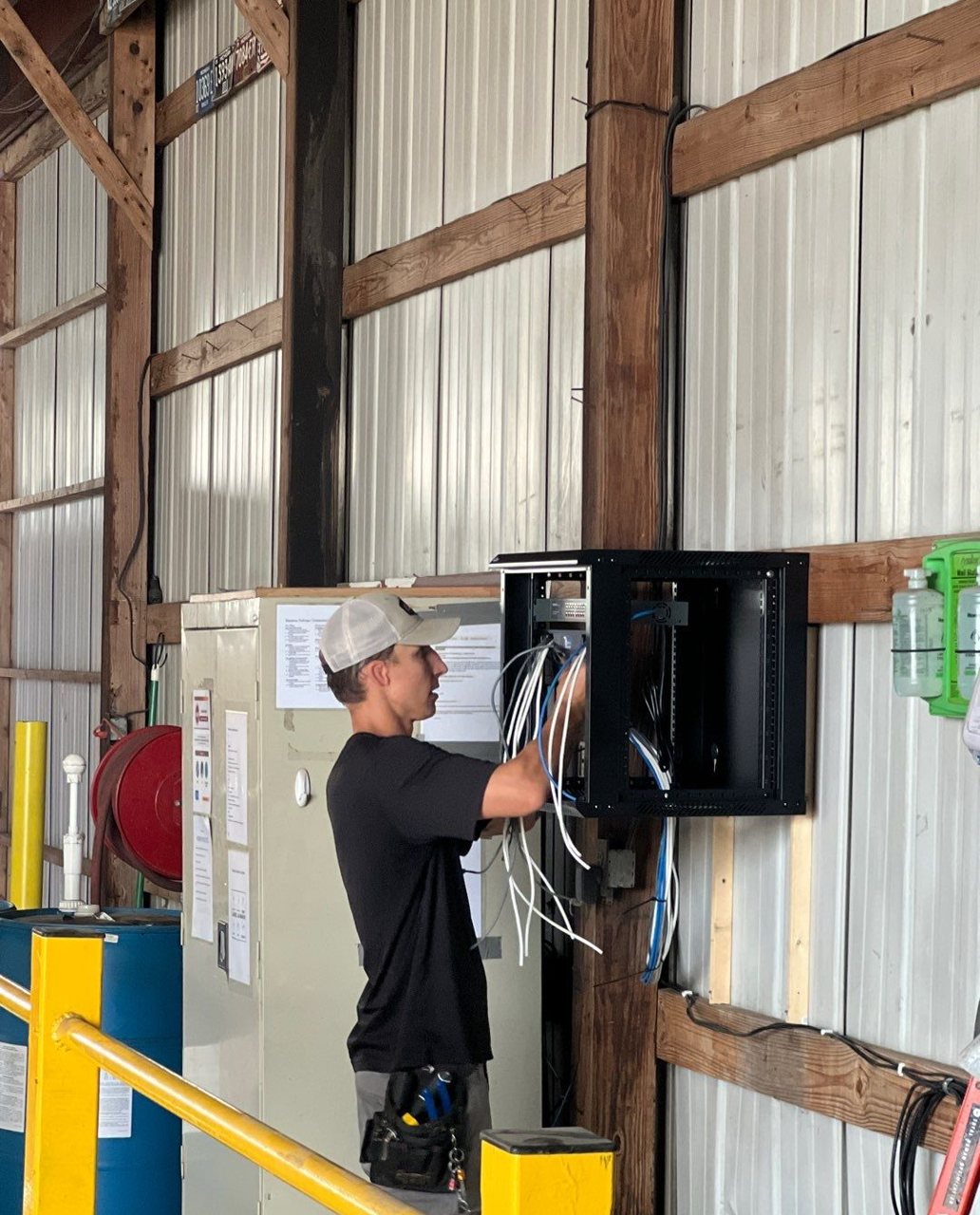 IDF rack Cat6 cabling commercial Michigan