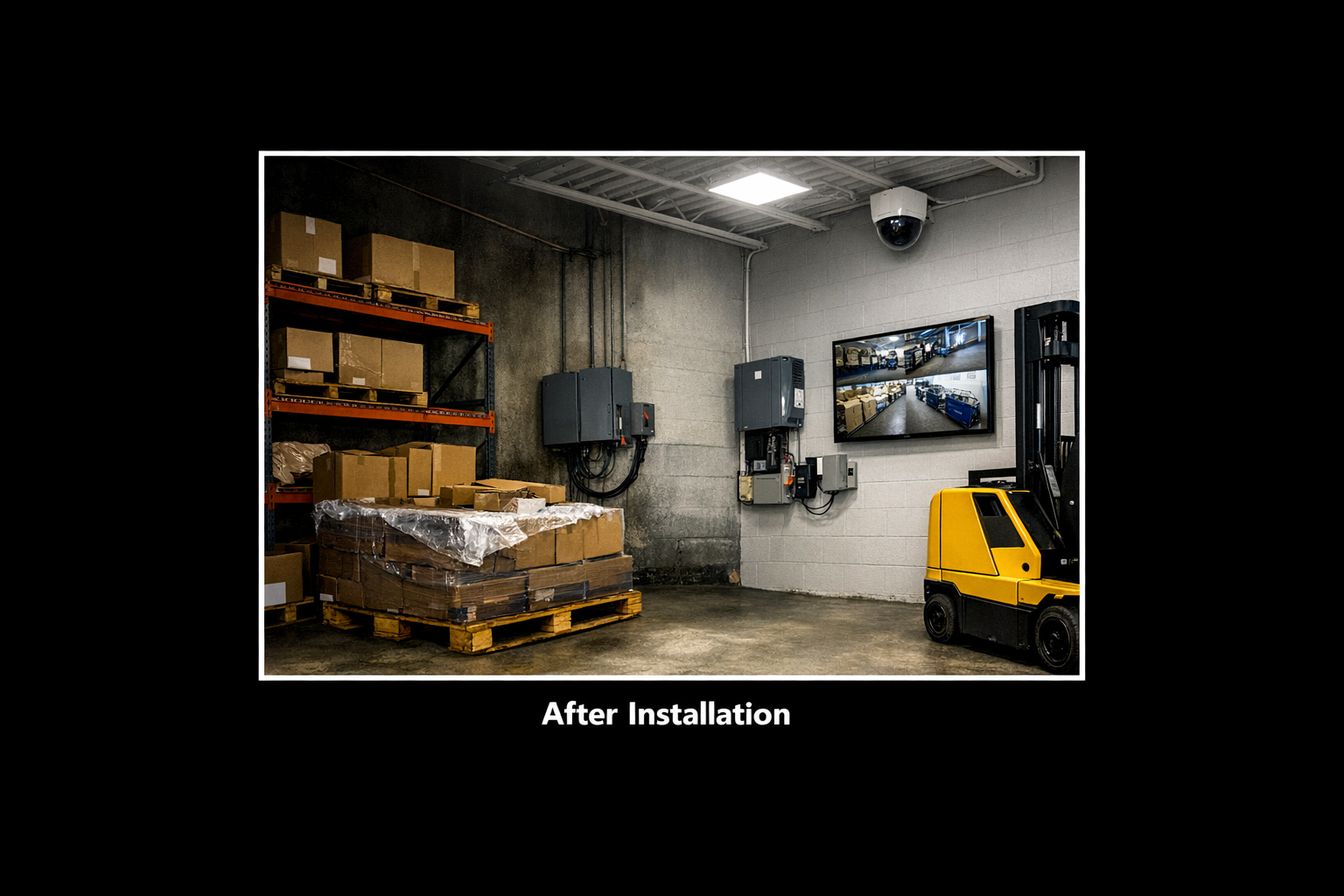 After installation warehouse image