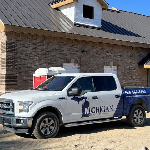 michigan security systems work truck service call (586) 466-4490